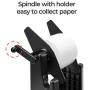 MUNBYN External Rolls Label Holder, 2 in 1 Fan-Fold Stack Paper Holder for Desktop Thermal Label Printer