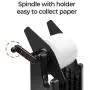 MUNBYN External Rolls Label Holder, 2 in 1 Fan-Fold Stack Paper Holder for Desktop Thermal Label Printer