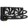Corsair iCUE H100i RGB Pro XT, 240mm Radiator, Dual 120mm PWM Fans, Software Control, Liquid CPU Cooler