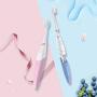 Kids Electric Toothbrushes Kids Electric Toothbrush Kids Sonic Battery Powered Toothbrush with Timer -1 Packing 2 Brush Head - Eletric Toothbrush Pink (Age 3-18)