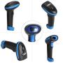 LENVII 2.4G Wireless Bar Code Scanner CW200 2D Barcode Scanner CCD Imager Handheld QR Code and Bar Code Reader,it scans 1D barcode/2D Code on PC and Phone Screen