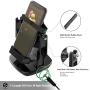 Soler Phone Shaker Automatic Phone Swing Device for Pokemon Go Step Earning Mute USB Cable (Support 2 Phones) – Black