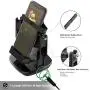 Soler Phone Shaker Automatic Phone Swing Device for Pokemon Go Step Earning Mute USB Cable (Support 2 Phones) – Black