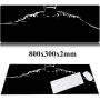31.5x11.8 Inch Cool Legend Black Mamba Kobe Non-Slip Rubber Extended Large Gaming Mouse Pad with Stitched Edges Computer Keyboard Mouse Mat PC Accessories (2-Bat)