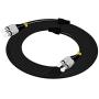 Jeirdus 5M FC to FC FC-FC Outdoor Armored Duplex 9/125 SM Fiber Optic Cable Jumper Optical Patch Cord 5Meters 16ft Singlemode