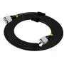 Jeirdus 5M FC to FC FC-FC Outdoor Armored Duplex 9/125 SM Fiber Optic Cable Jumper Optical Patch Cord 5Meters 16ft Singlemode