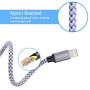 KOZOPO iPhone Charger Fast Charging Nylon Braided 3Pack 6feet Durable High Speed Data Sync Cord Connector Extra Long Power Cable Compatible with iPhone 12/11 Pro Max/XS MAX/XR/X/8/7/Plus/6S/SE/iPad