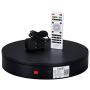 ComXim Professional 360 Degree Black Rotating Turntable for Product Photography, 88LB Capacity, 12.6in Diameter,Automatic Remote Control Angle,Speed,Direction, Various Rotation Mode