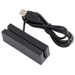 Honsdom USB Mini Swipe Magnetic Credit Card Reader MSR90 Portable 3 Tracks HiCo Magstripe Scanner Swiper for POS System