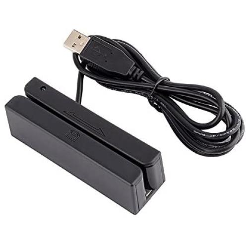 Honsdom USB Mini Swipe Magnetic Credit Card Reader MSR90 Portable 3 Tracks HiCo Magstripe Scanner Swiper for POS System