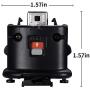 NC Motion Plus Adapter Sensor Accelerator for Nintendo Wii Remote Controller(Black 2 Piece/Set)