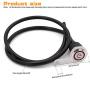 Red LED Motorcycle Switch Horn ON-Off Headlight Fog Light Handlebar Adjustable Mount Waterproof Switches Button DC12V momentary Actions Cycling Retail