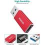 USB C to USB Adapter,NIMASO USB C to USB 3.0 Adapter, USB A to C Adapter 5Gbps Sync Fast Charging Audio Output Both Sides for iPhone 11,Airpods iPad,Samsung Note 10 S20 S20+ S9 S8,Google Pixel,Laptops