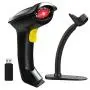 NADAMOO Wireless Barcode Scanner with Stand 2-in-1 2.4G Wireless & Wired USB Bar Code Scanner Handheld Laser Bar Code Reader Automatic Hand Scanner for Computer POS Warehouse Inventory Library