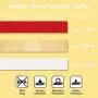 Phomemo Sticker Paper- Sticker Fully Transparent Thermal Film/Sticker Gold Powder Thermal Film/Red Button with Red Heart, 15mm x 3.5m for Phomemo M02 Pro/M02S Printer, 3 Rolls of Each, Total 9 Rolls