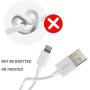 CNANKCU iPhone Charger,MFi Certified Lightning Cable 5 Pack(3-3-6-6-10ft) Durable High-Speed Charging & Data Syncing Cord Compatible iPhone 11/Pro/Xs Max/XR/X/8/8Plus and More -White