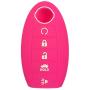 Coolbestda Silicone 5 Buttons Smart Key Fob Keyless Entry Case Cover Remote Holder Jacket Protector for Nissan Rogue Maxima Altima Sedan Pathfinder