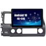SYGAV Android 10 for 2006-2011 Honda Civic Acura CSX Radio Built-in Carplay Android Auto 10.2 Inch Touch Screen Car Stereo GPS Navigation Head Unit