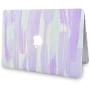 LuvCase 5 in 1 Laptop Case for Old Mac Pro 13'' (CD Drive, 2008-2012) A1278 Hard Shell Cover, Sleeve, USB Hub 3.0, Keyboard Cover & Screen Protector (Purple Mint Mist)