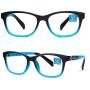 Blue Light Blocking Glasses for Kids(Boys/Girls) 1 Pack,Kids Computer Glasses for Age 3-7, UV Protection Anti Glare Eyeglasses Computer Glasses Video Gaming Glasses for Children(Black/Blue)