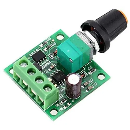 Greartisan 1.8V-15V 2A DC Motor Speed Controller PWM Variable Speed Regulator Governor Switch 1803BK With Speed Control Knob