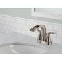 Delta Tolva 4 in. Centerset 2-Handle Bathroom Faucet in Stainless