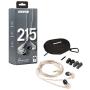 Shure SE215-CL Professional Sound Isolating Earphones with Single Dynamic MicroDriver, Secure In-Ear Fit - Clear