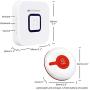 Retekess TH003 Wireless Caregiver Pager,Nurse Alert System,52 Alert Tones,2 SOS Call Buttons,2 Receivers for Nurse,Patient,Elderly,Handicapped