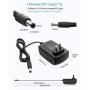 ALITOVE 5V 3A Power Supply Adapter Converter Cord 5.5mm x 2.5mm 2.1mm Plug AC 100V~240V to DC 5 Volt 3000mA 2500mA 15W for WS2812B WS2811 LED Pixel Light CCTV Camera USB-HUB Wireless Router (2 Pack)