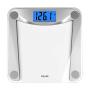 Vitafit Digital Body Weight Bathroom Scale Weighing Scale with Step-On Technology,Extra Large Blue Backlit Display and Batteries Included, 400 Pounds,Clear Glass