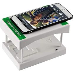 Rybozen White Mobile Film Scanner, Converts 35mm Slides & Negatives into Digital Photos with Your Smartphone Camera, Interesting Presents and Toys with LED Backlight（2AA Batteries not Included