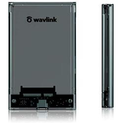 WAVLINK 2.5'' USB C Gen 2 Hard Drive Enclosure, USB C 3.1 Gen 2 to SATA III 6Gbps for 5/7 / 9.5mm External Hard Drive Disk Case UASP Compatible with WD, Seagate, Toshiba, Samsung,PS4, Xbox