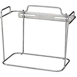 Non-Locking Wall Container Bracket, Chrome, 2 Sizes Volume: 2 Gal.