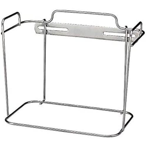 Non-Locking Wall Container Bracket, Chrome, 2 Sizes Volume: 2 Gal.