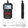 KONNWEI 12V Car Battery Tester 100-2000 CCA Load Tester Automotive Alternator Tester Battery Analyzer (KW210)