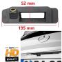 HD Golden Camera 1280x720p Reversing Camera Integrated in Trunk Handle Rear View Backup Camera for Mercedes Benz C Class W205 CLA C117 2015-2017 w/NTG5.0/5.1