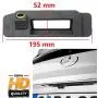 HD Golden Camera 1280x720p Reversing Camera Integrated in Trunk Handle Rear View Backup Camera for Mercedes Benz C Class W205 CLA C117 2015-2017 w/NTG5.0/5.1