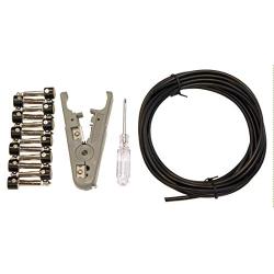 Solderless Guitar Pedal Patch Cable Kit 6 Pack to Make Custom Length Cables for Pedalboard
