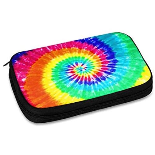 Tie Dye Electronic Organizer Bag Pouch for Electronics Accessories