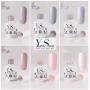 Gel Nail Polish Kit - YaoShun Gel Polish Mist Grey and Nude Series 6 Colors UV LED Nail Polish Gift Box, Soak Off Nail Gel Manicure Gel Nail Art Kit #1