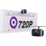 eRapta ERT11 3rd Generation Backup Camera License Plate Rear View Reversing Camera for Car Pickup Truck SUV RV Van 720P HD Front/Rear Camera with 149˚ Wide View Starlight Night Vision IP69 Waterproof