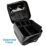 Travel Makeup Case,MI ÉTOILE-Professional Cosmetic Makeup Bag Organizer,Accessories Case,Tools case,Toiletry Jewellery Digital Accessories Storage Bag Beauty Makeup Bag Black