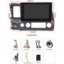 Android 10.0 OS 9 inch Touch Screen Car Radio for Honda Civic IPS Car Stereo Vehicle GPS Car Multimedia Navigation