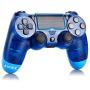 Game Controller for PS4,Wireless Controller for Playstation 4 with Dual Vibration Game Joystick (Blue)