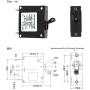 T Tocas 20A Toggle Single Pole Circuit Breakers Hydraulic Magnetic Circuit Protector AC or DC 80 V