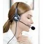 Callez 2.5mm Cordless Phone Headset Mono, Hands-Free Telephone Headset With Noise Canceling Mic For DECT AT&T ML17929 Vtech Panasonic KX-T7630 KX-T7633 Uniden RCA Cisco Call Center Home Office(C300D1)