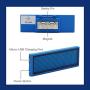 VBLab Wireless Bluetooth LED Name Badge Rechargeable Led Name Sign (Blue Pro Version)