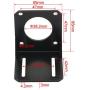 JIUWU 4pcs 57 Stepper Motor Nema 23 Fixed Seat, Nema 23 Stepper Motor Steel Mounting Bracket, Stepper Motor Bracket with Mounting Screws