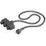 12V Low Voltage IP44 Triple Connector for Outdoor Garden Lights