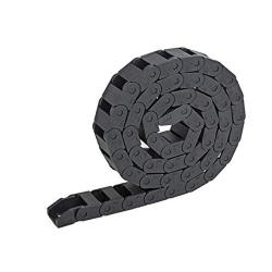 Cable Carrier 1M，Chain Cable Wire Carrier 10mmX15mm With The Drag Chain Has Been Widely Used In CNC Machine Tools For Semi Closed Drag Chain Black Plastic Drag Chain Cable Carrier Electronic Equipment